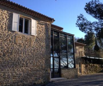 Extension d'une maison en pierre - AFD Architecture