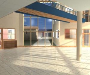 Projet de bâtiment public pour le lycée de Bagnols par AFD Architecture